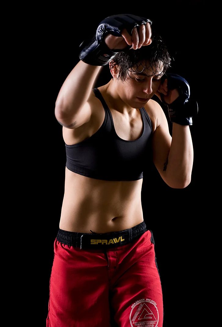 Jiu Jitsu master Cindy Hale, client: Seattle Weekly