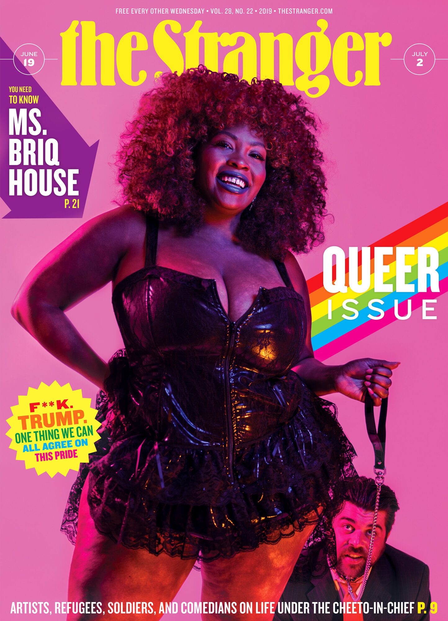 Ms Briq House for The Stranger's annual Queer issue