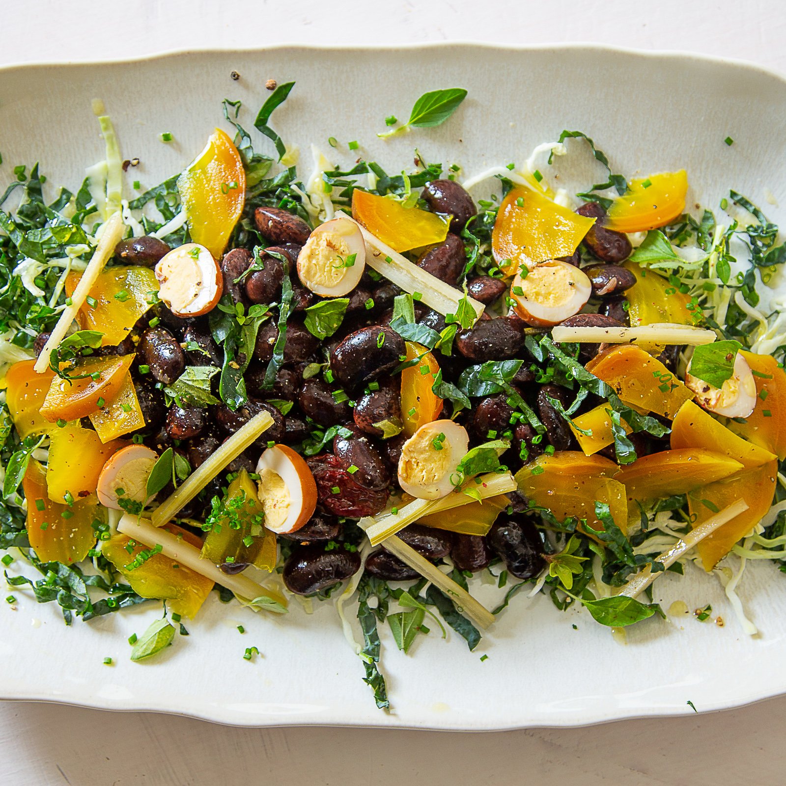  golden beet and olive salad, client: Erik Peterson, Island Larder 