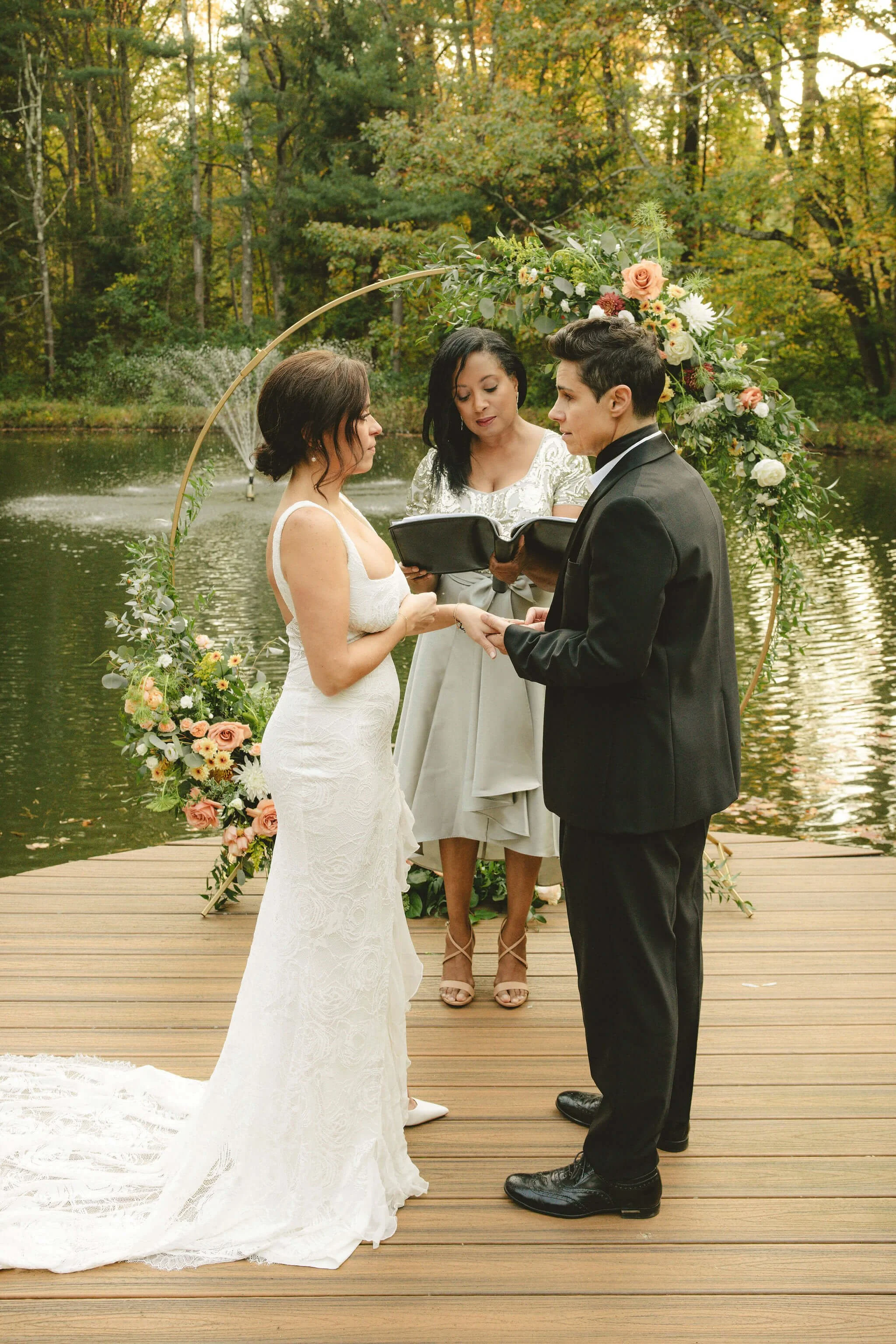 Union County elopement ceremony officiated by professional New Jersey elopement officiant