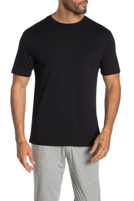 Slate & Stone Short Sleeve Crew in Black — CARY LANE
