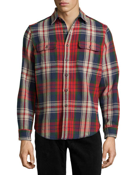 Tailor Vintage Reversible Flannel Shirt Jacket — CARY LANE