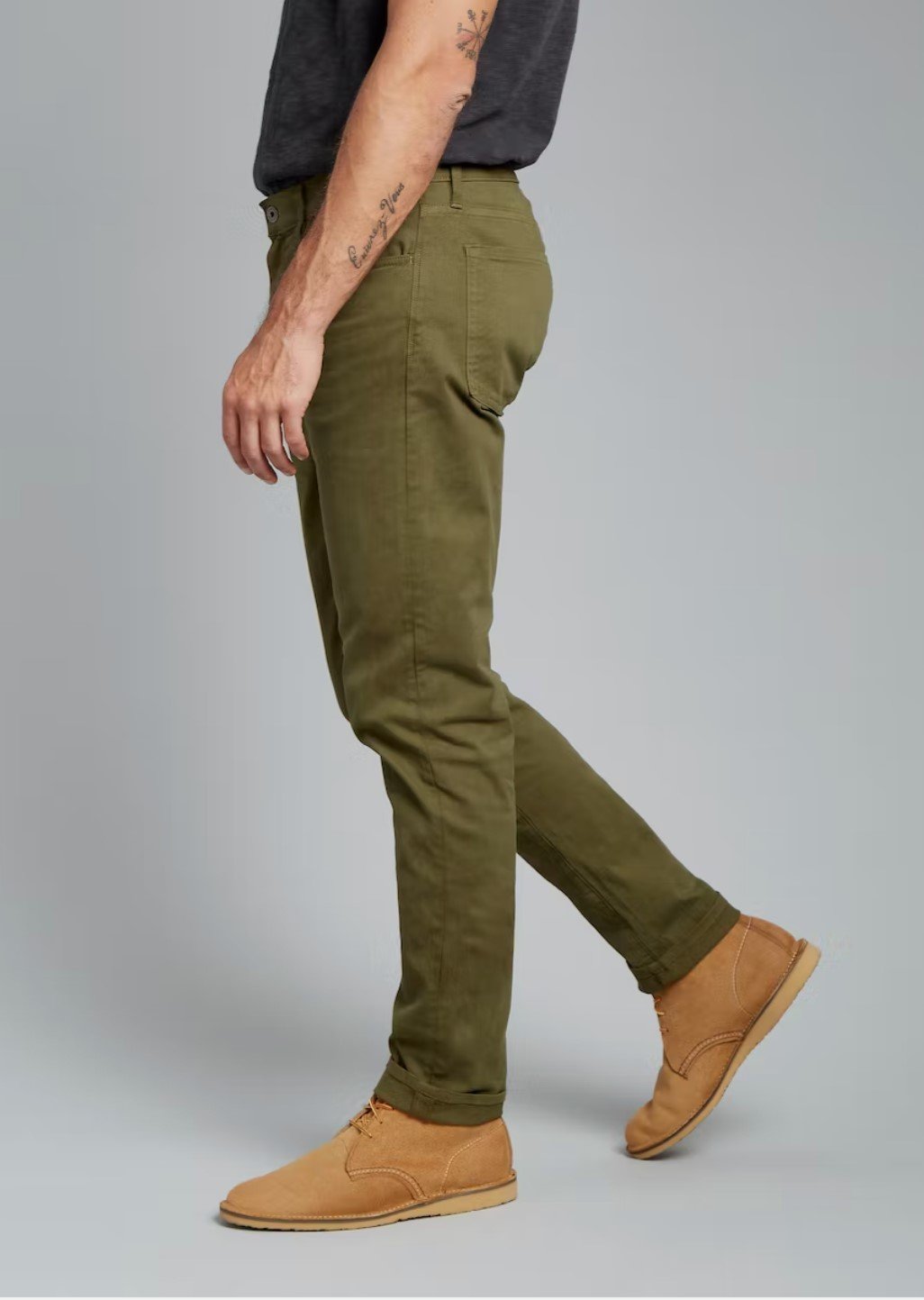 Flint and Tinder 365 Slim Pants in Olive — CARY LANE