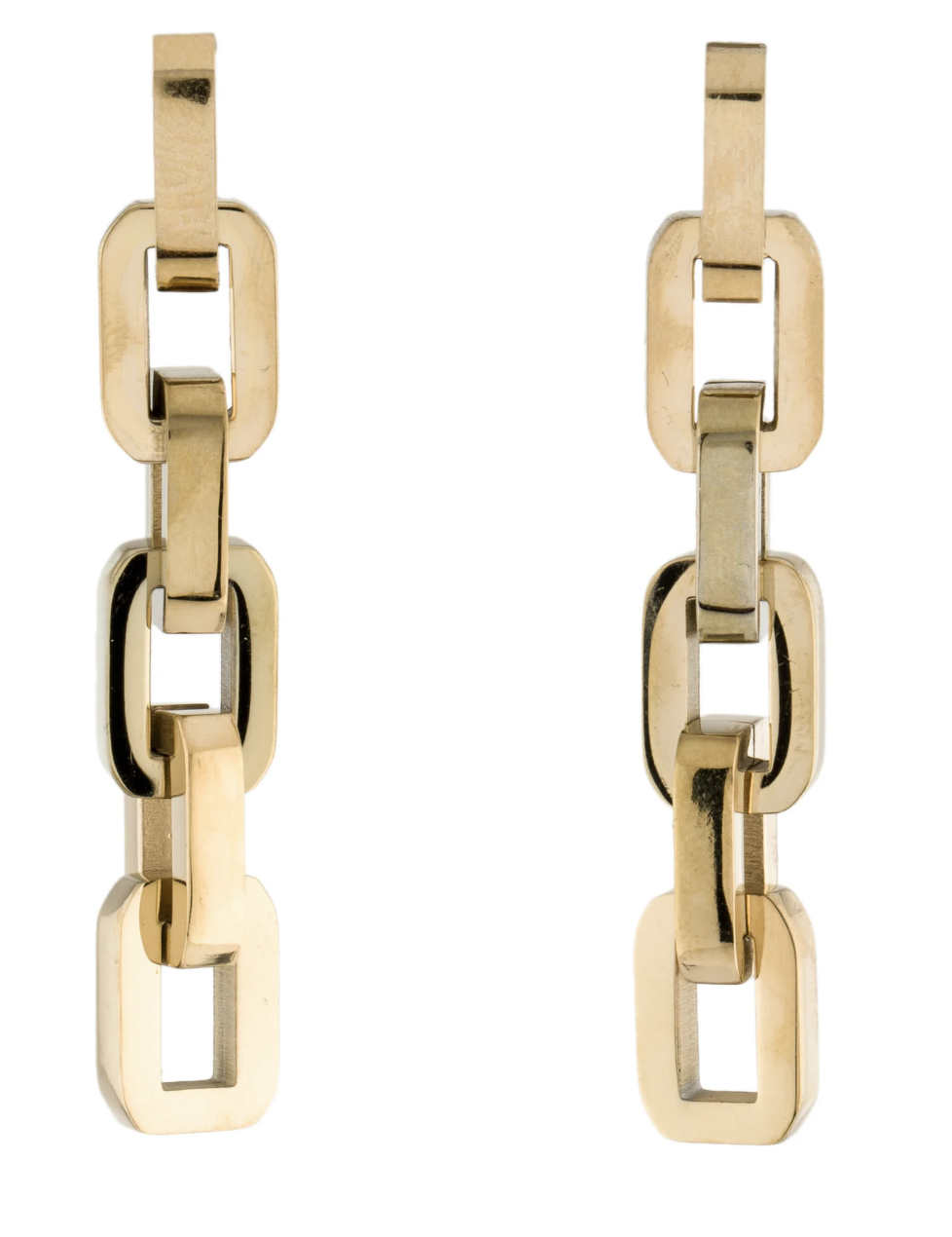 Eddie Borgo Supra Chainlink Earring in Gold — CARY LANE