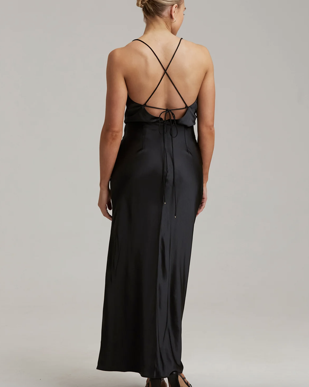 Keepsake Muse Midi Dress in Black  CARY LANE