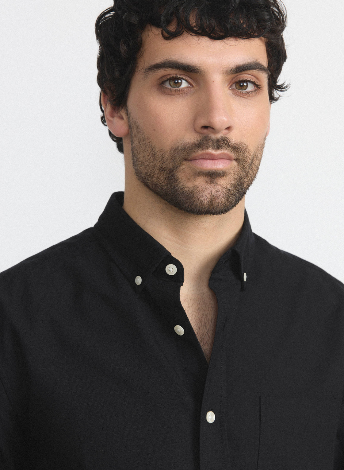 frank and oak dress shirt Frank and Oak Jasper Shirt in Black — CARY LANE