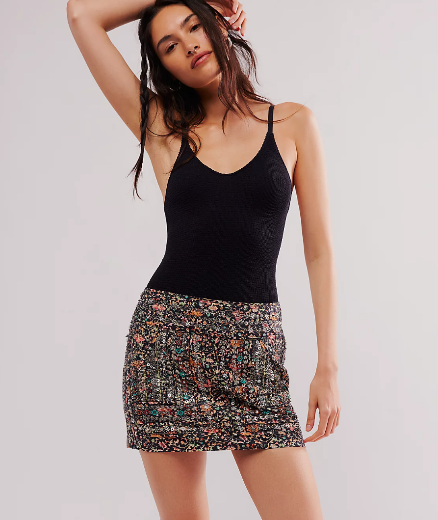 FREE PEOPLE Intimately - Turn It On Cami in Black