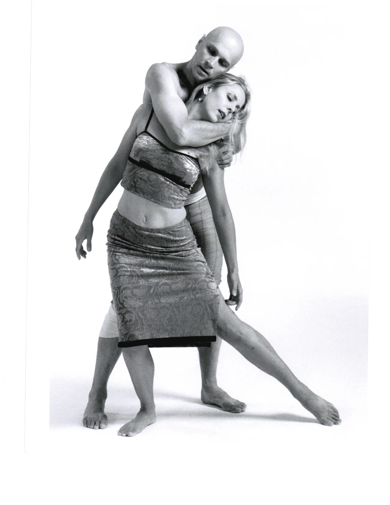 The Nine Sentiments dance/poetry piece with Mary Paterson and Robert Glumbek. Collaboration with Michael Ondaatje. Photo: Cylla Von Tiedemann