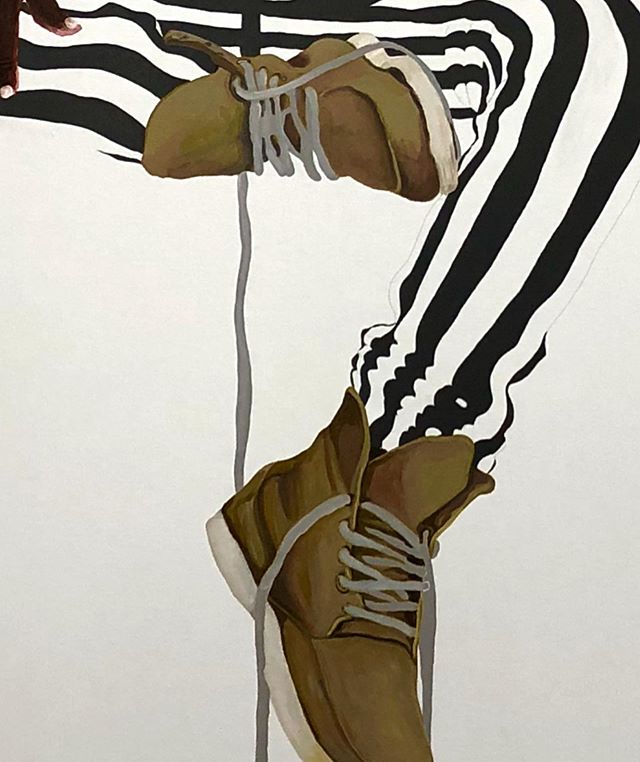 FALL Studio #wip #mixedmedia #contemporaryart #painting #art #drawing #collage #myshot #bluetape #canvas #ladylike #blackgirlmagic #powerisnow #blackandwhite #thisartistlife #worksoncanvas #itsthejourney #darkskin #austin #rdeborah191 
#onthegrind #c