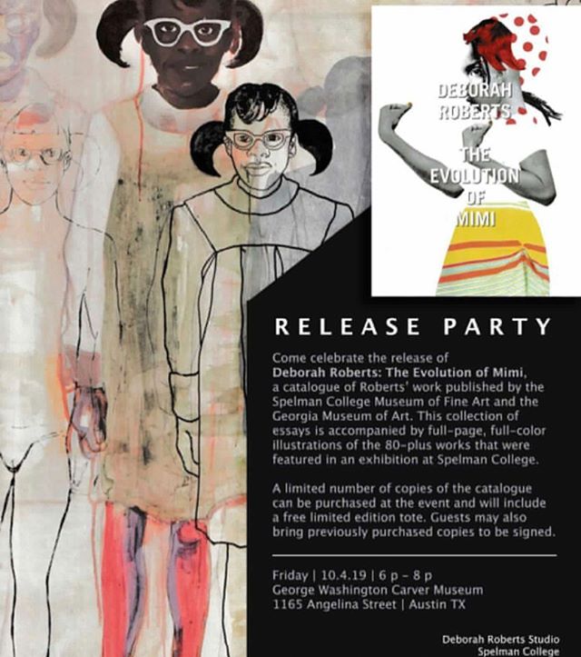 It&rsquo;s official! Catalogue release event, Friday October 4th, 2019 in Austin 6-8 @carvermuseumatx @galleriesatut @spelmanmuseum #aabf #austin #mimi #rdeborah191 #mixedmedia #collage #blackaustin #contemporaryart #artbook #collect @vielmetter #mys