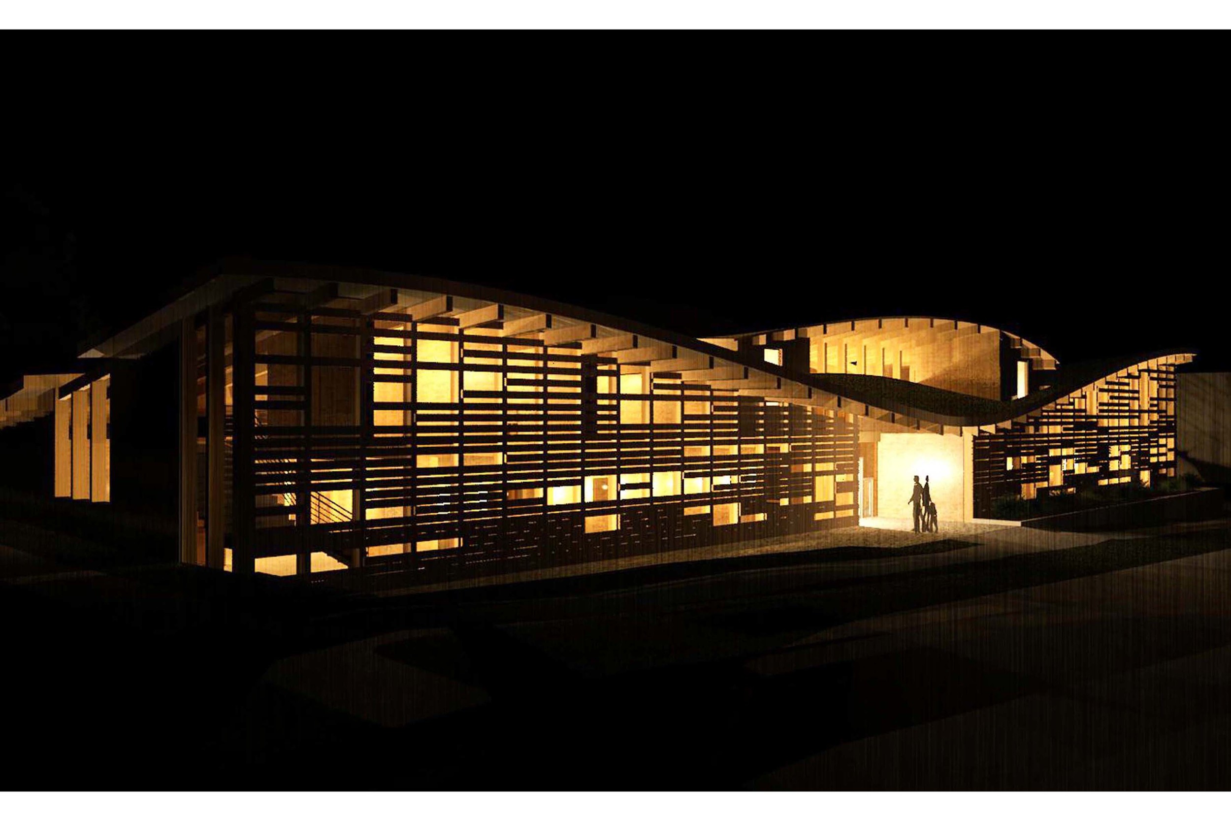 Exterior Night Render
