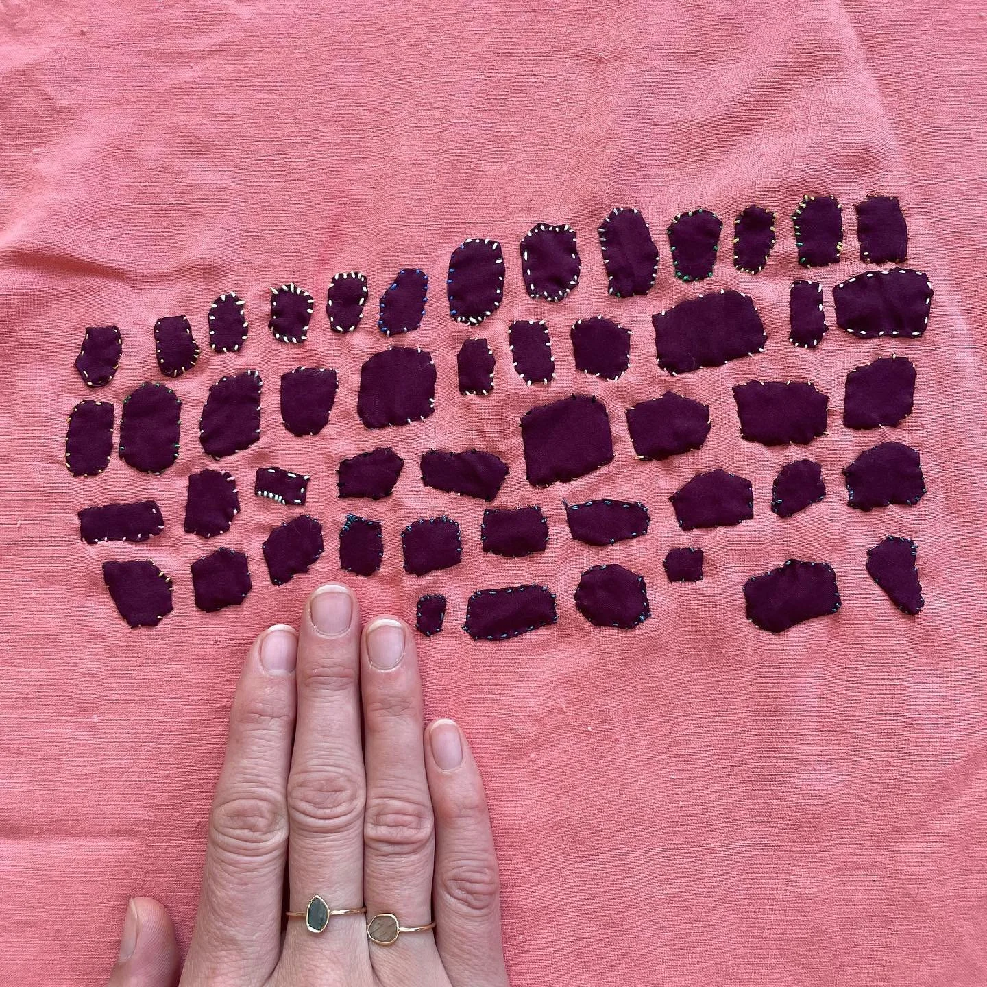 Pink Diary Quilt top tiny circles.jpeg