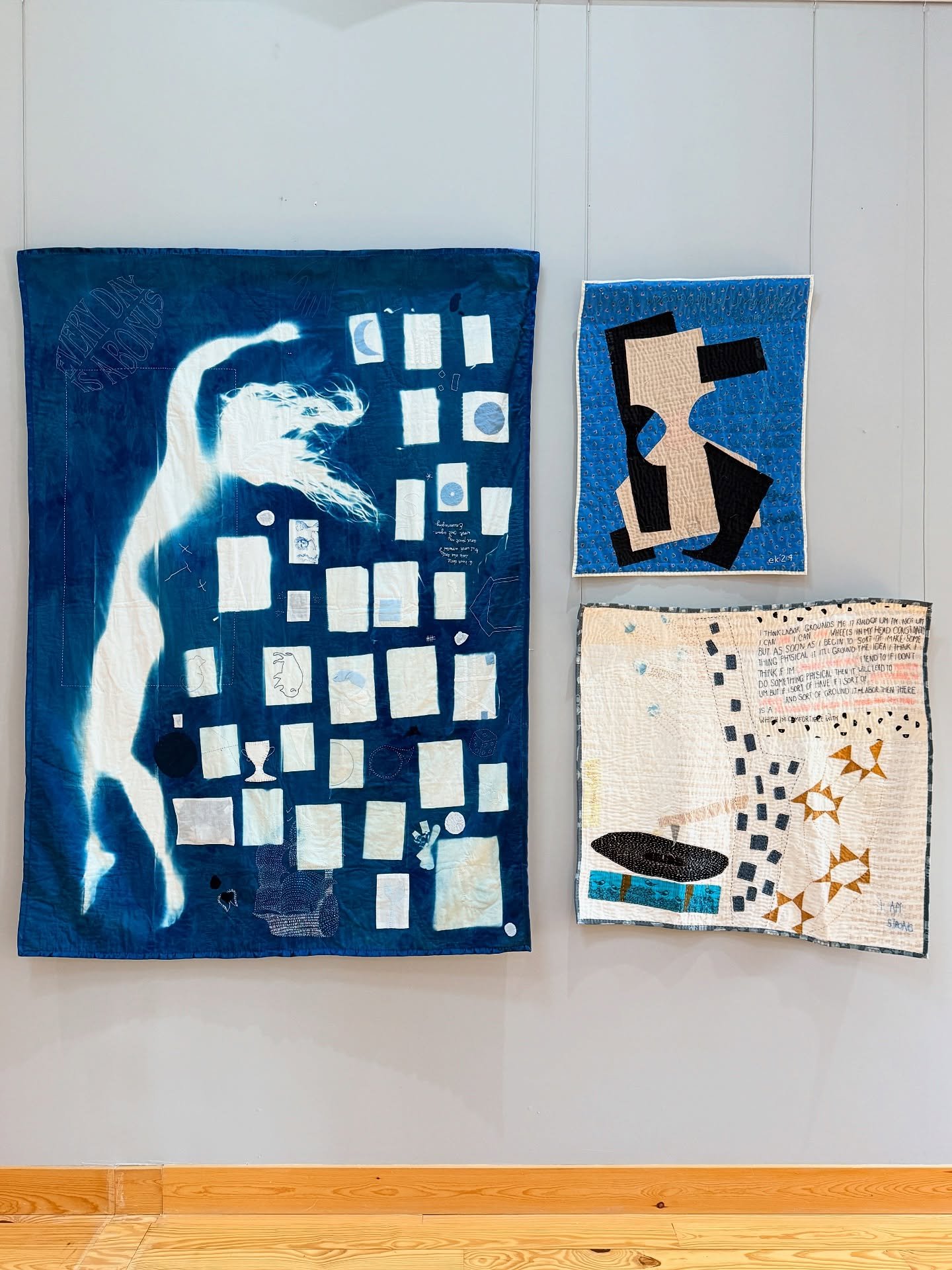 So many incredible works of art in #SoftMagicExhibition at @wmquiltfiberarts. I&rsquo;ll be there Sunday afternoon, soaking up the final hours of the show. Thank you to curator @emilyschlemowitz for bringing my midcareer retrospective with inspiratio