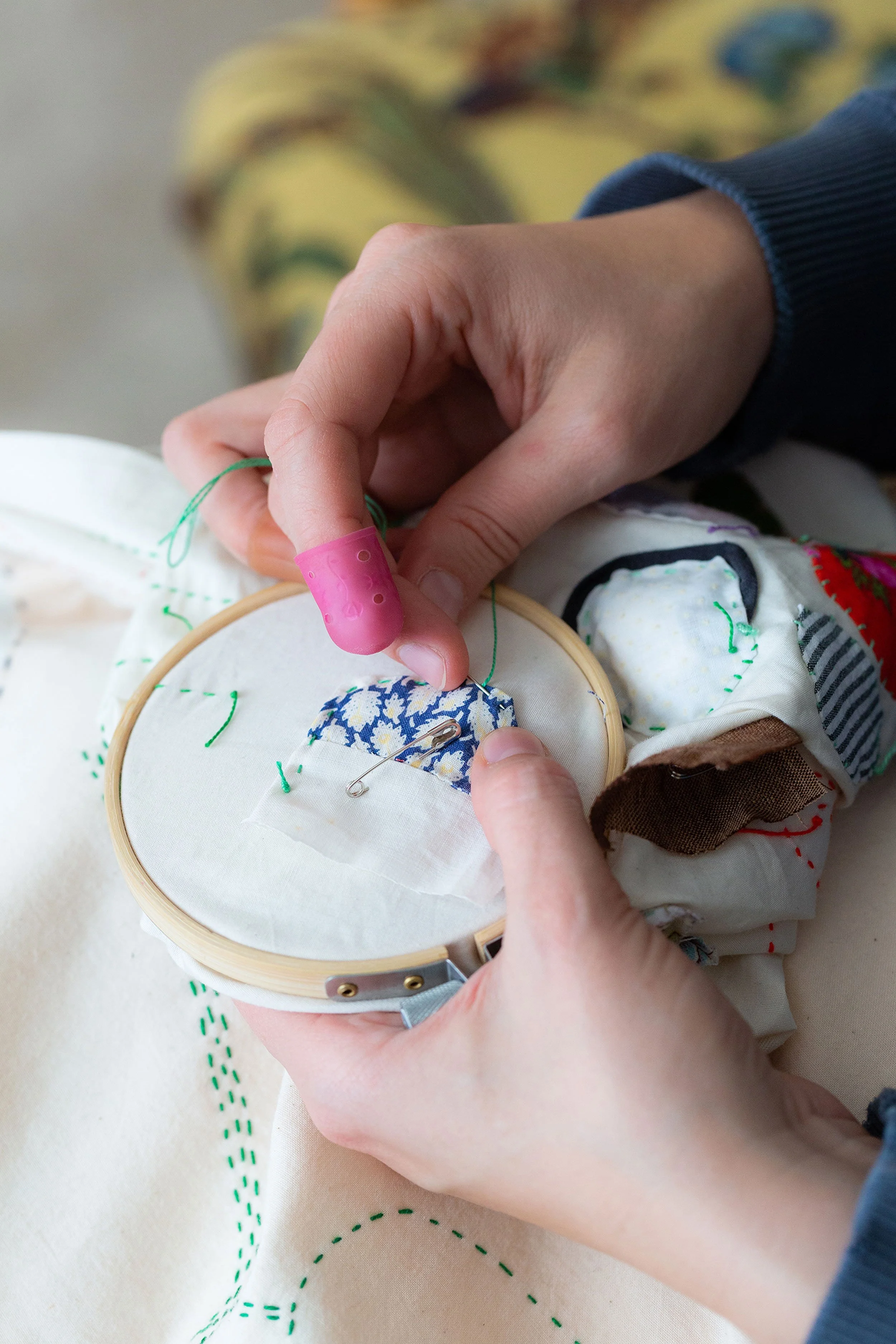 Visible Hand Piecing