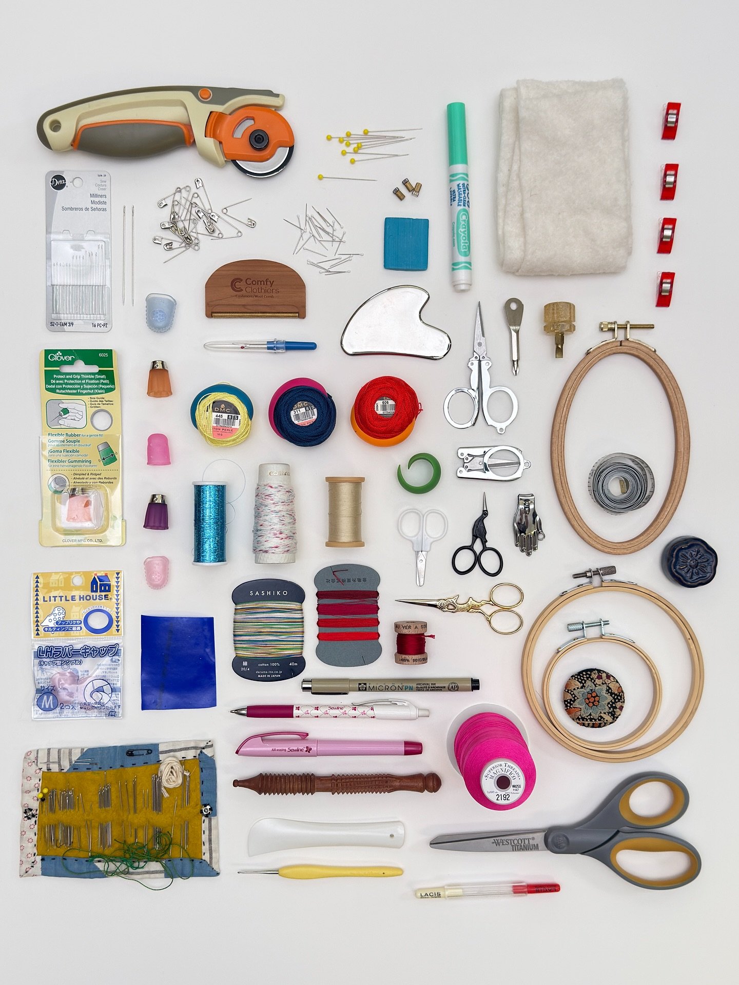 This holiday season, learn more about my favorite supplies via the link in my bio. I share why I use the tools I do, and I link to some favorite small businesses &amp; to my Amazon Shop. Some examples include:
&bull;Thread huggers!
&bull;My favorite 