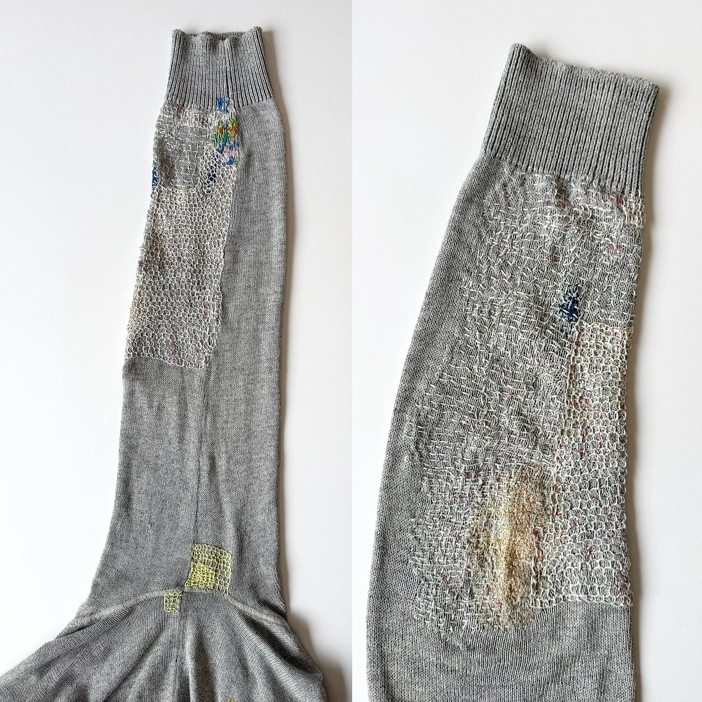 When to keep mending vs. when to give up and put it into a quilt is always a delicate balance. For now, I&rsquo;m keeping my 2010-ish @gap sweater-hoodie in frequent closet rotation. 👕👖🪡🧵

Learn more in my on-demand mending class, link in bio. 

