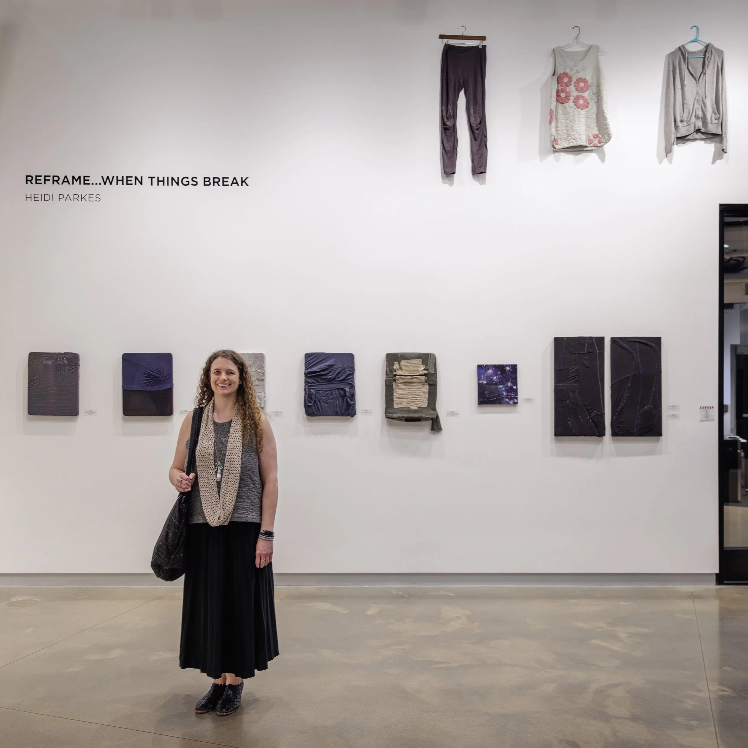 Reframe&hellip; When Things Break is on view till the 20th at @artlitlab in Madison, WI. The opening was so special, with the best photos of it taken by my brother @jeffparkesphoto. 📸❤️ This collection of solo shows asked us to consider brokenness, 