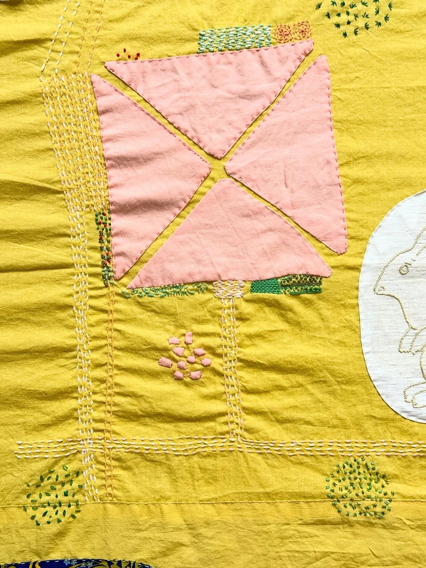 Yellow Quilt Housetop and Street.jpg