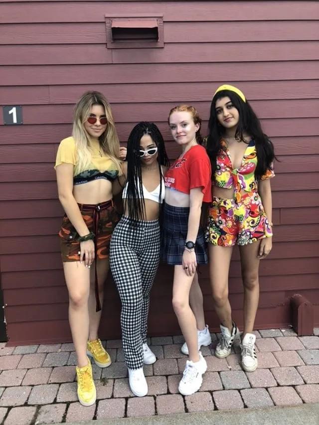 Pictured: Dasha Bychkova, Karina Méndez, Annie Hayes, and Aanya Singh