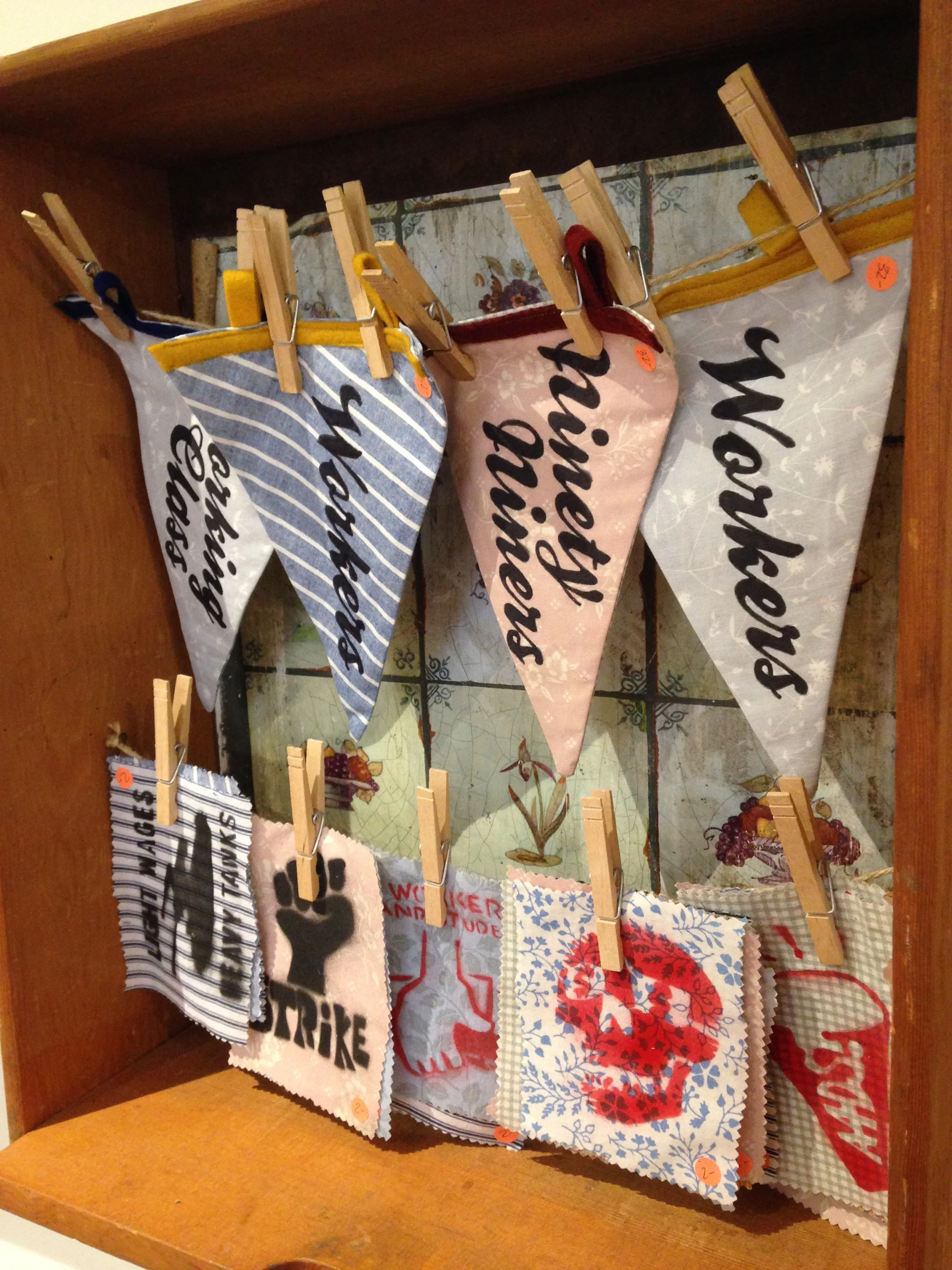 Class War Store (wall installation at Root Division, 2016)