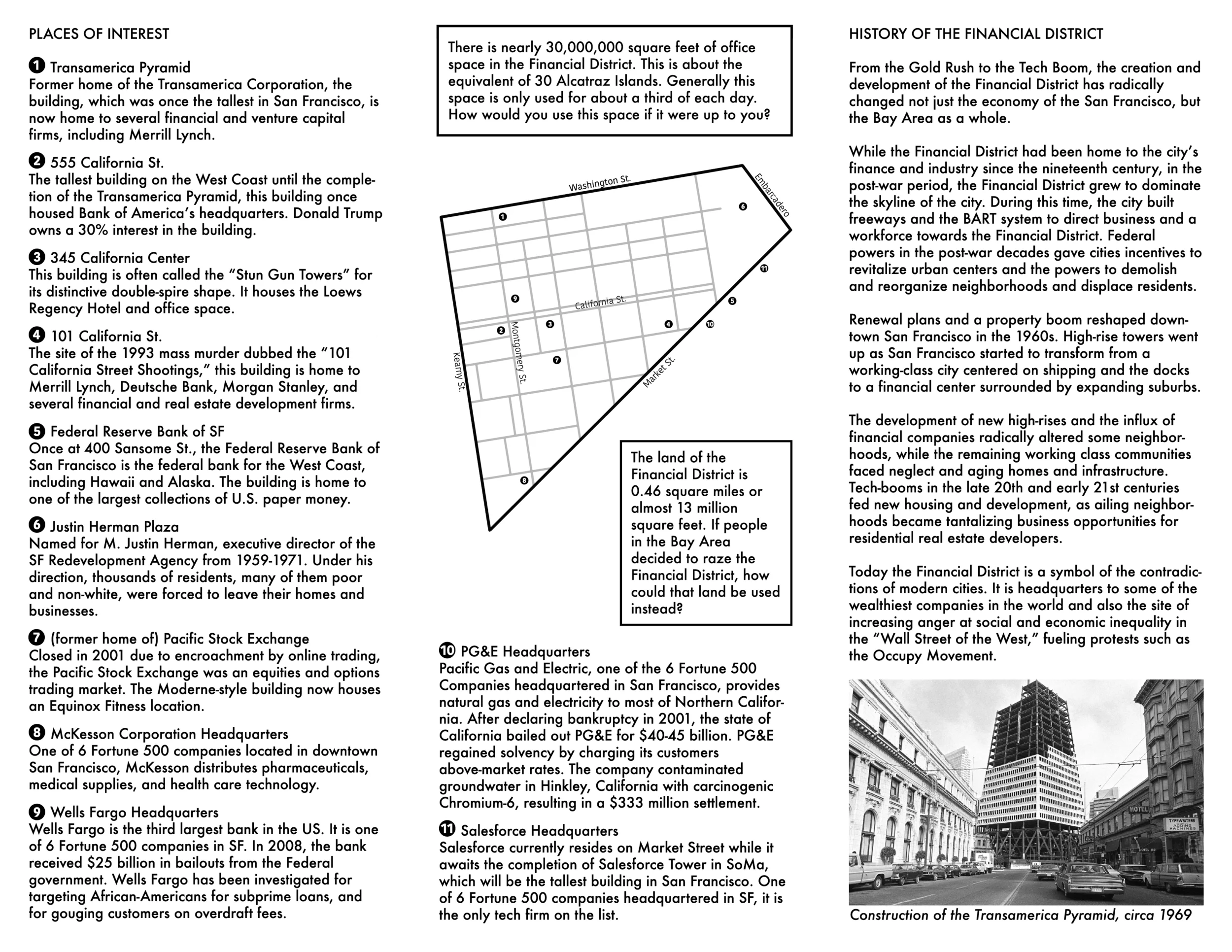 UTOPS (Financial District), Brochure Back