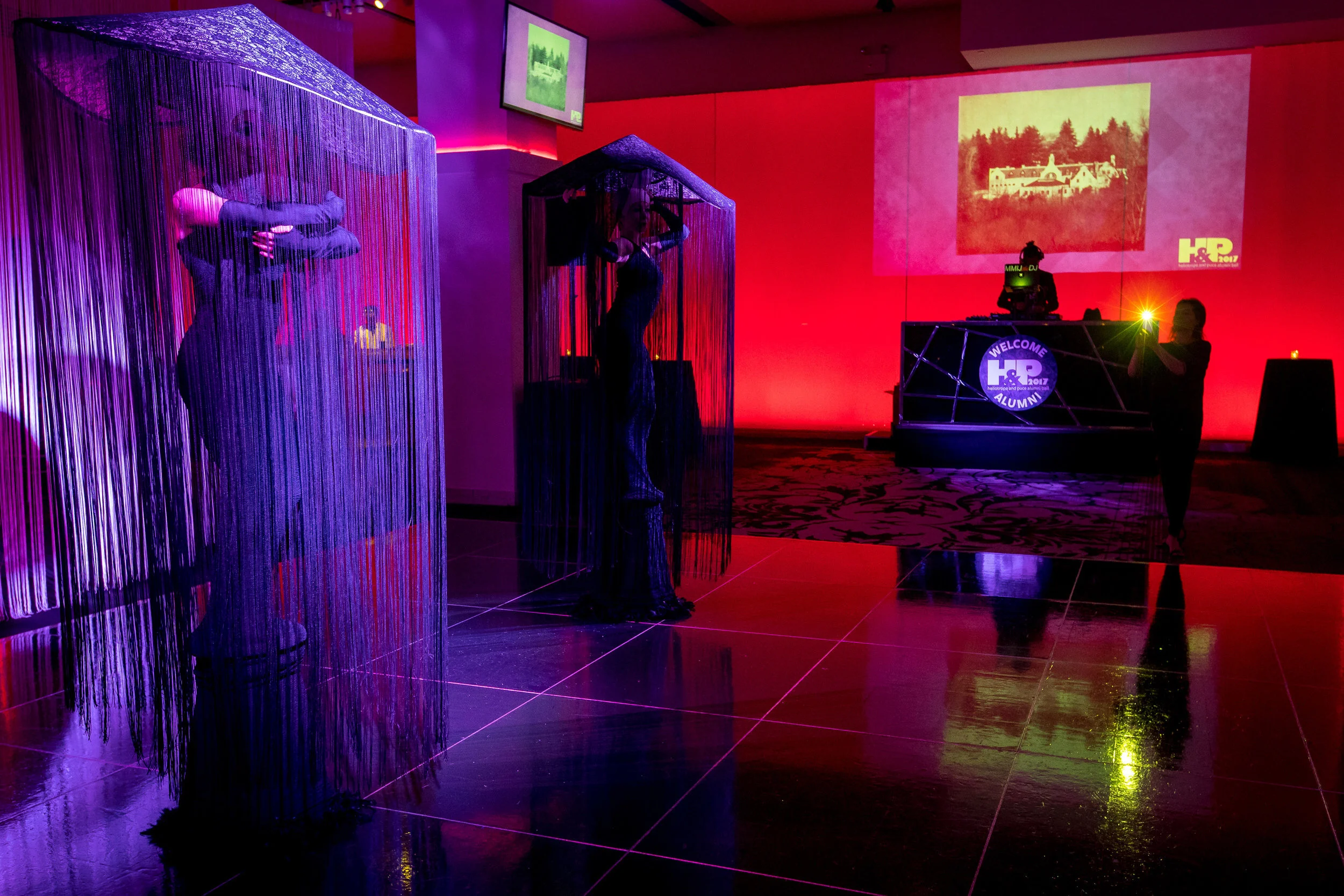 Purchase College Heliotrope and Puce Alumni Ball
