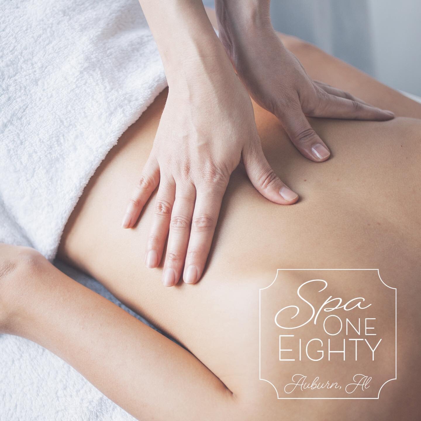 Happy Saturday, spa friends! We have a few *rare* Saturday Massage openings today if you&rsquo;d like to start your weekend off feeling your best! Book online at 180spa.com or give us a call to schedule! 334-887-1180 #Massage #MassageTherapy #LMT #Sp