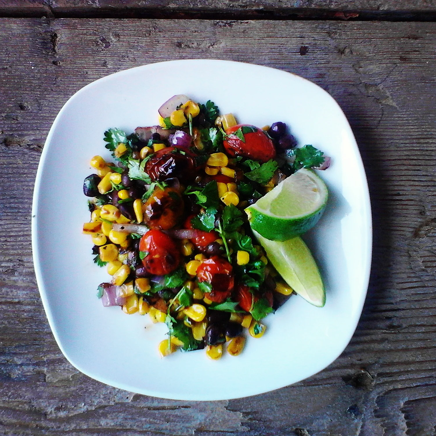 organic black bean sautee 