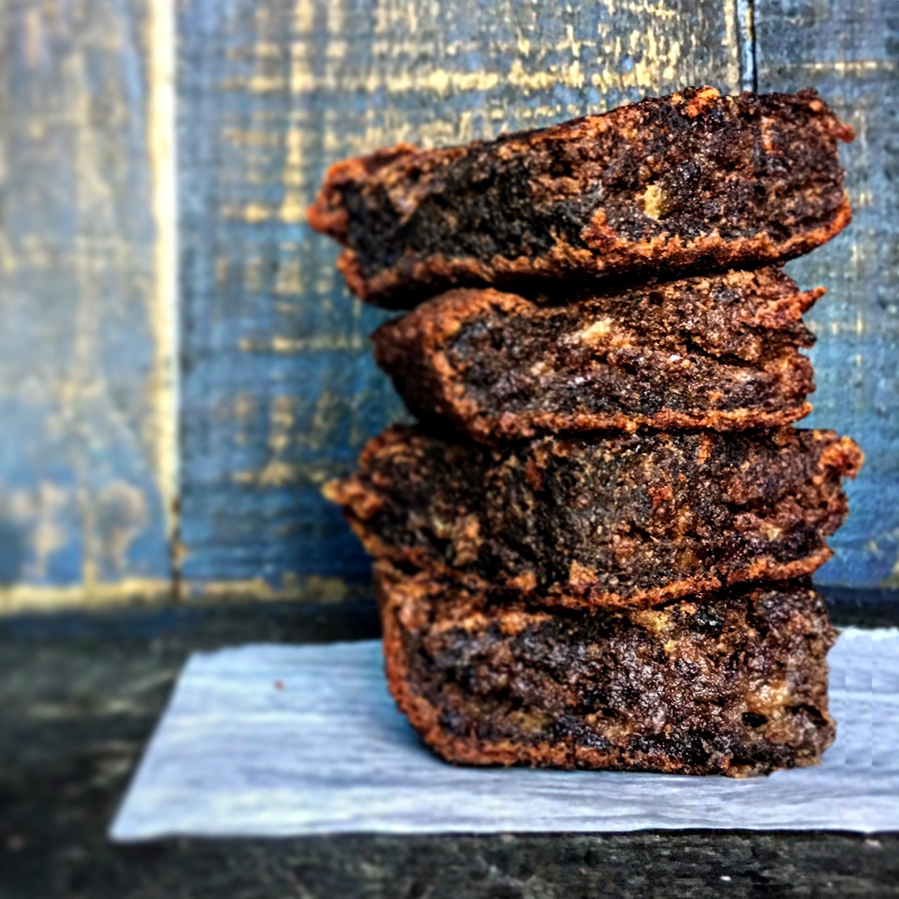 grain free chocolate banana brownies