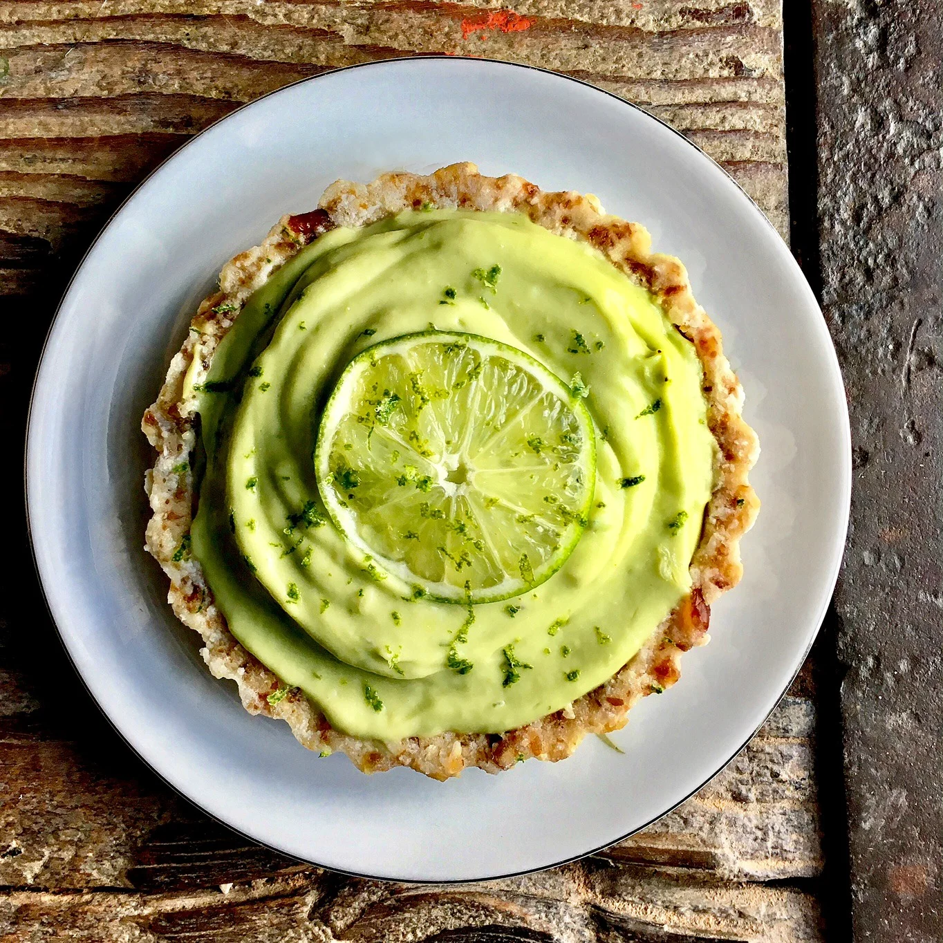 Avocado Lime Tart