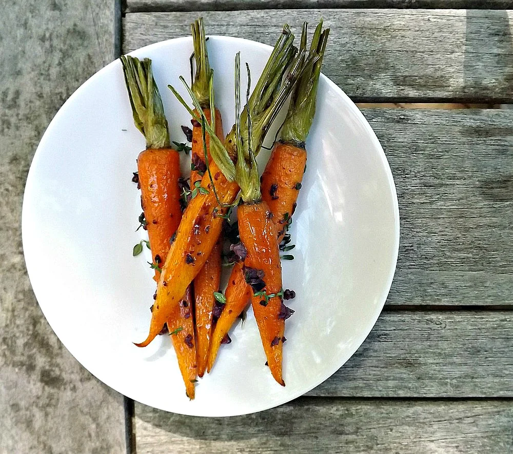  Poached Carrots  