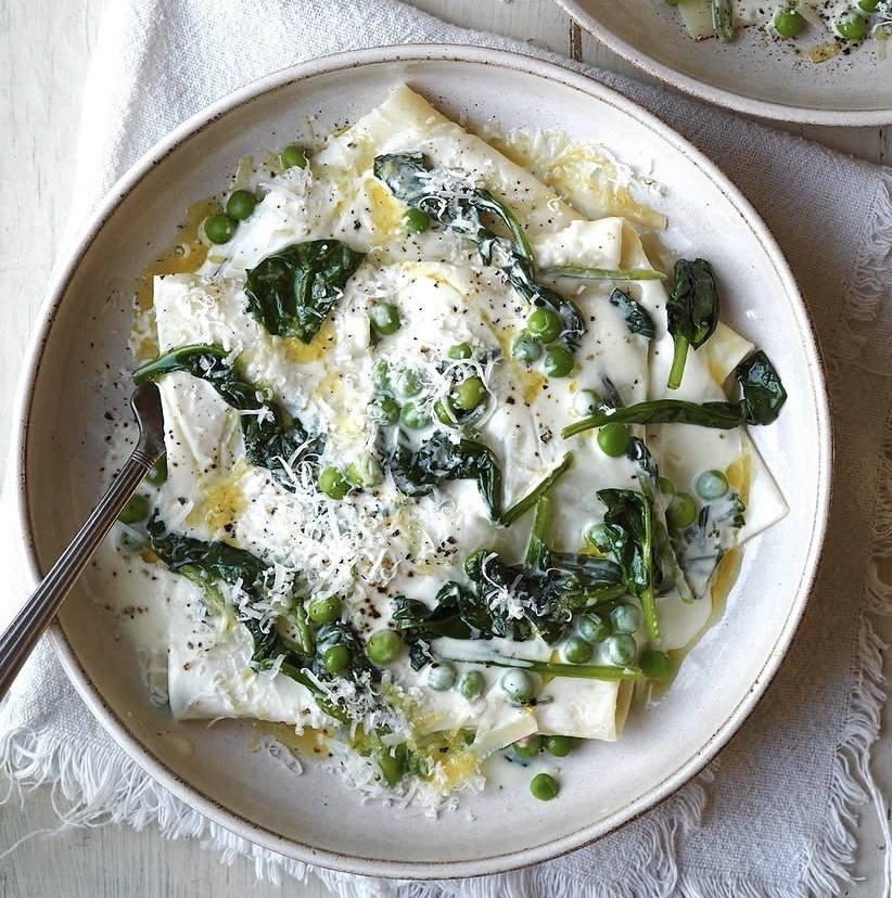 Open Face Spring Lasagna 