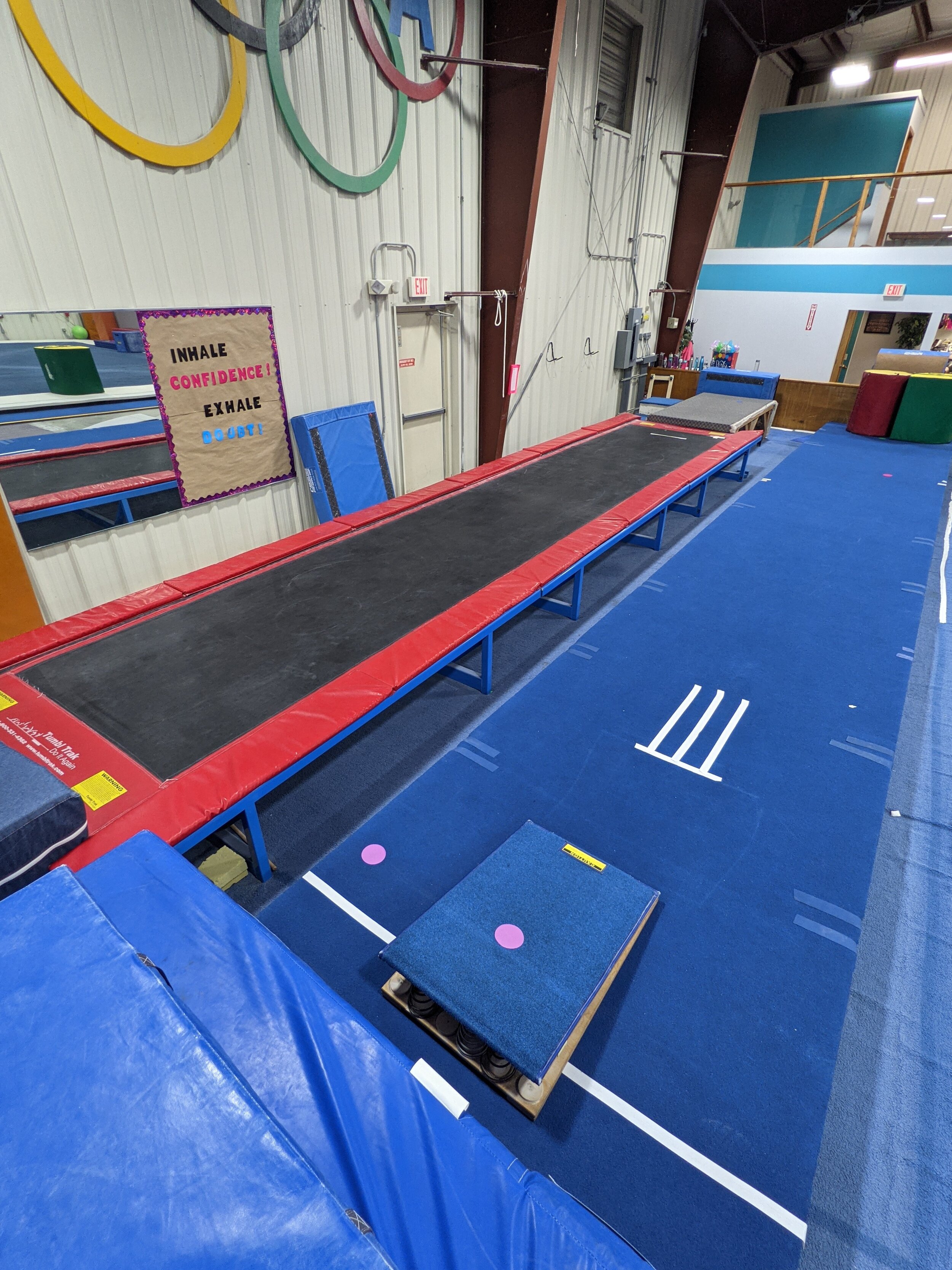 Two 26' Tumble Trampolines