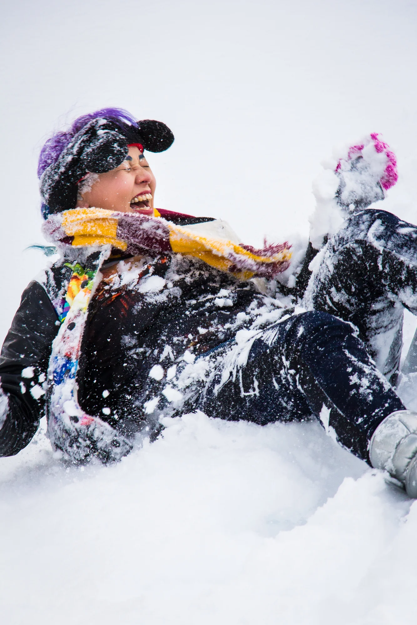 Big Bear Sledding, California