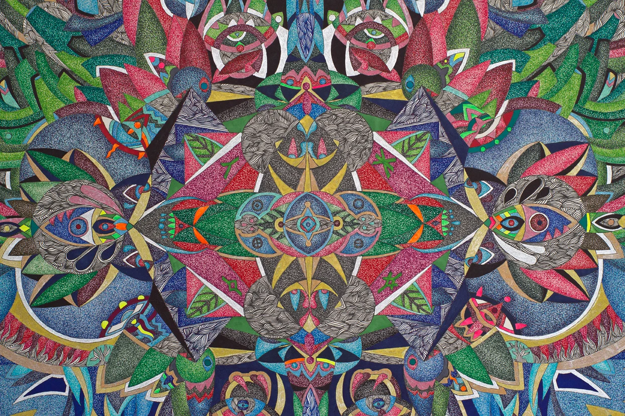 "Portrait of the upside down world"