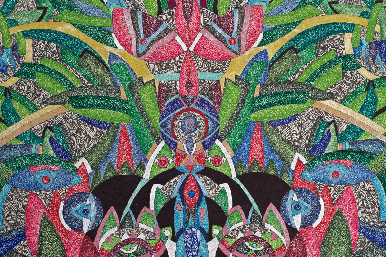 "Portrait of the upside down world"