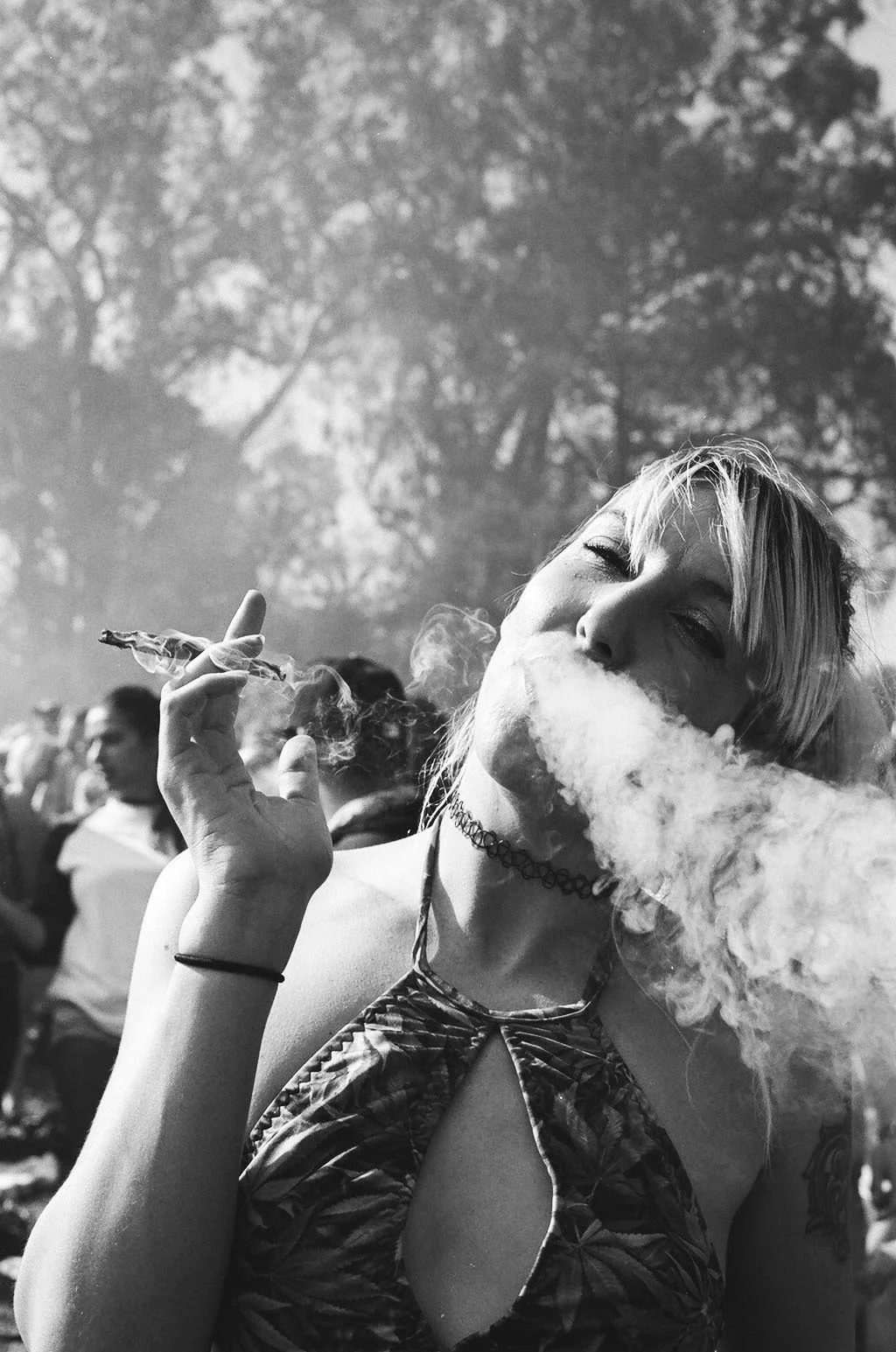 "420" at Hippie Hill, San Francisco, California, 2016