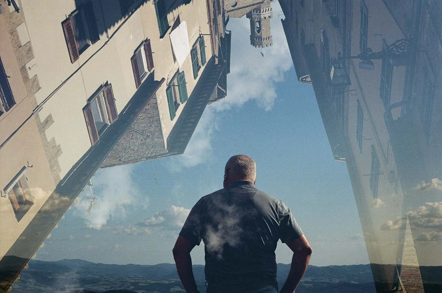 Double exposure somewhere in Italy, 2016