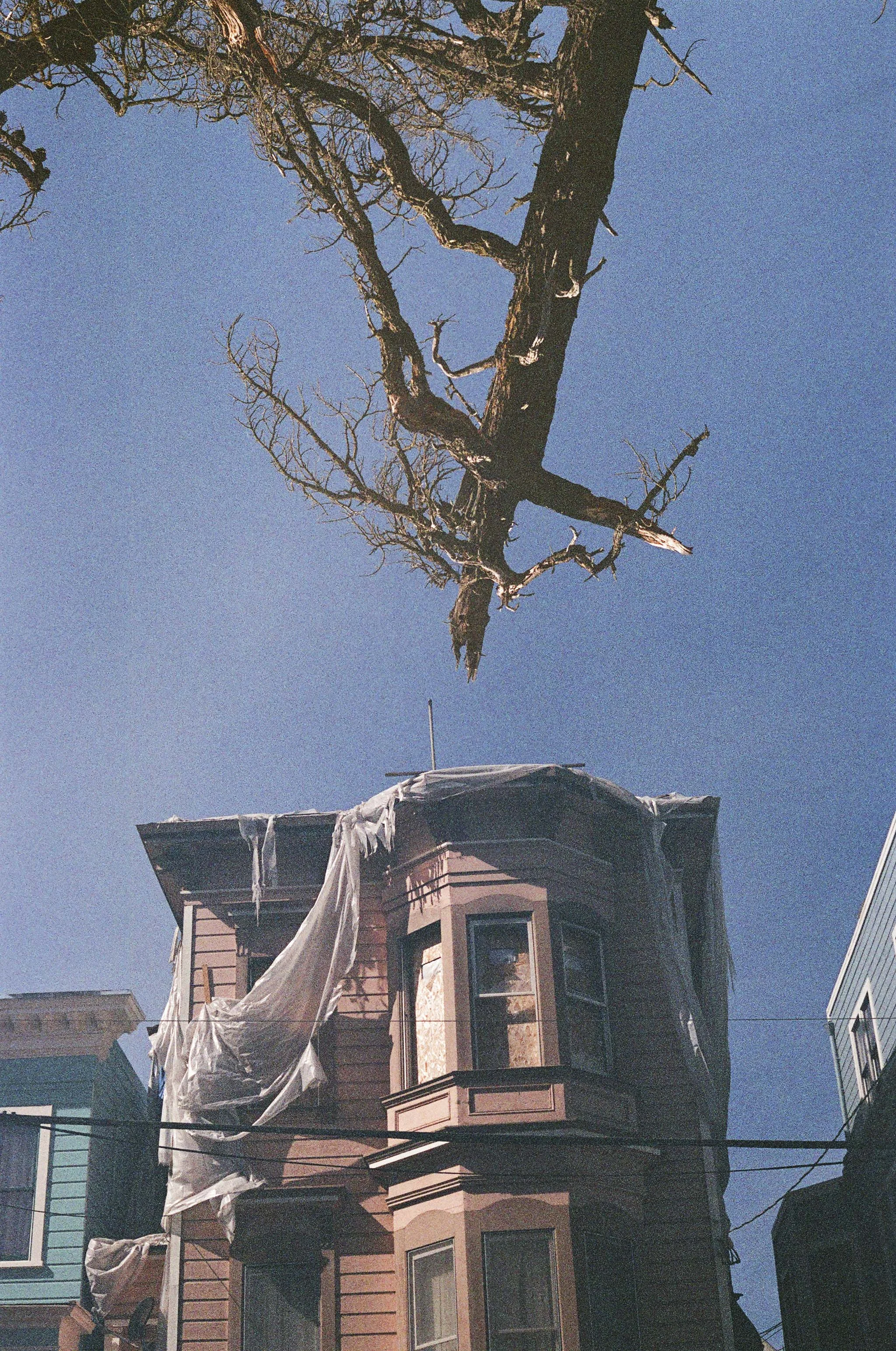 Double exposure somewhere in the Mission, San Francisco, California, 2016