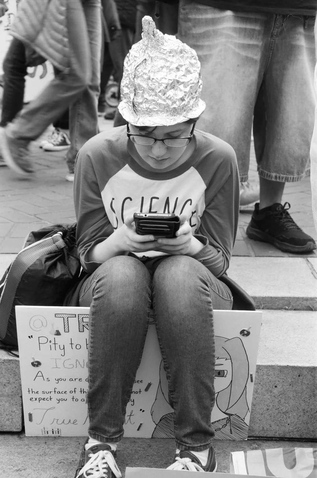 "Science" during the Science March, San Francisco, California, 2017