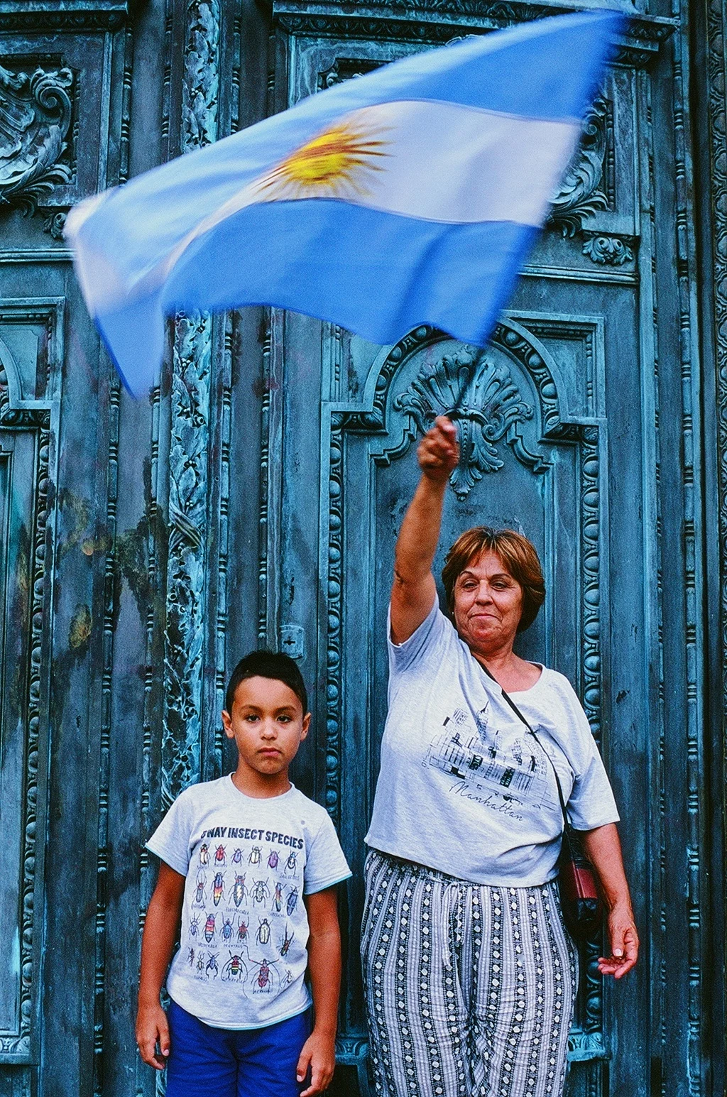   "The Flag"&nbsp; at Plaza de Mayo during a social movement rally, Buenos Aires, Argentina, 2016 