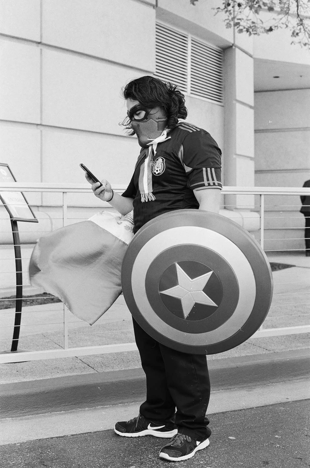 "Captian Mexico" during the GOP convention, Burlingame, California, 2016