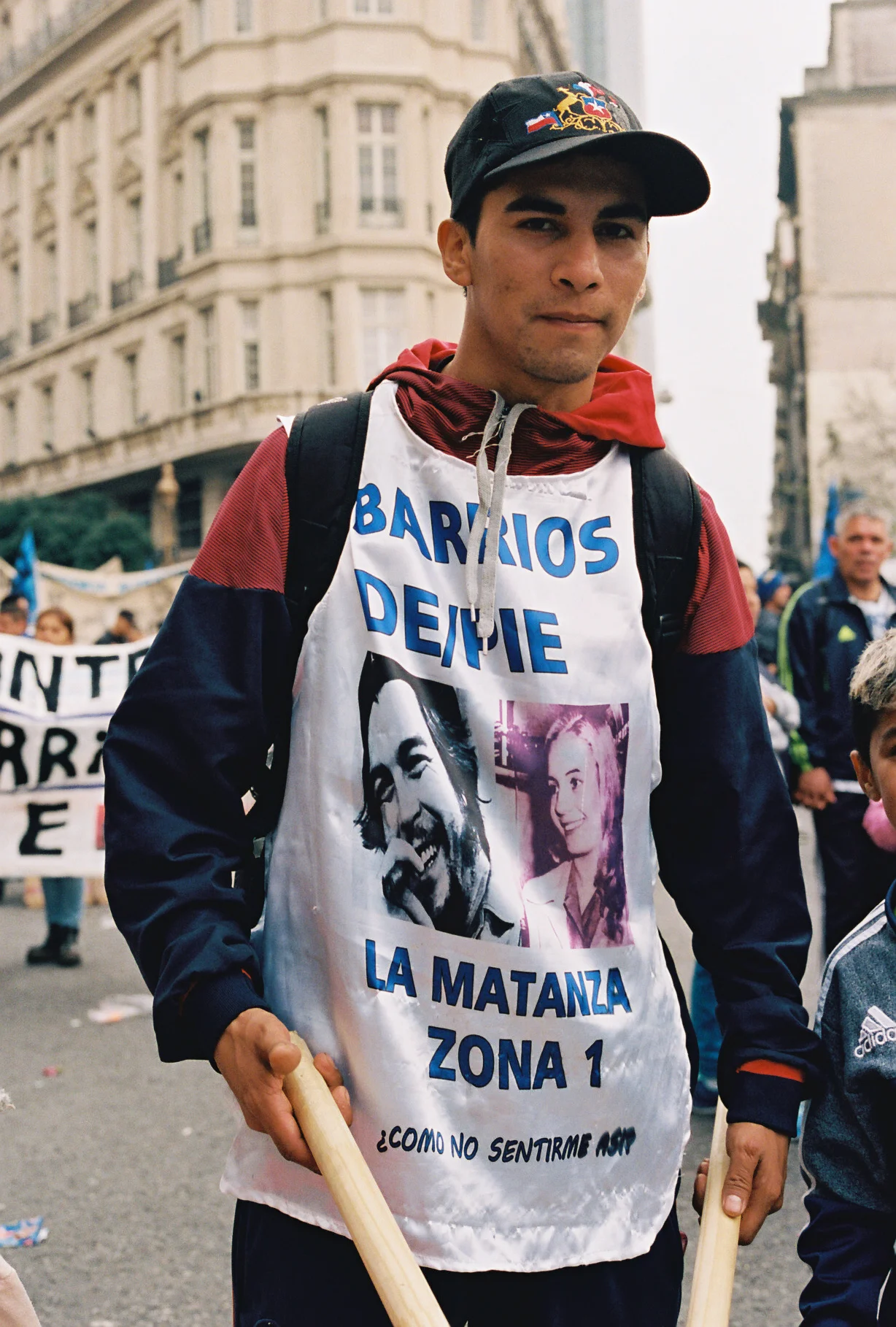 "Barrios de pie" during a social movement rally, Buenos Aires, Argentina, 2017