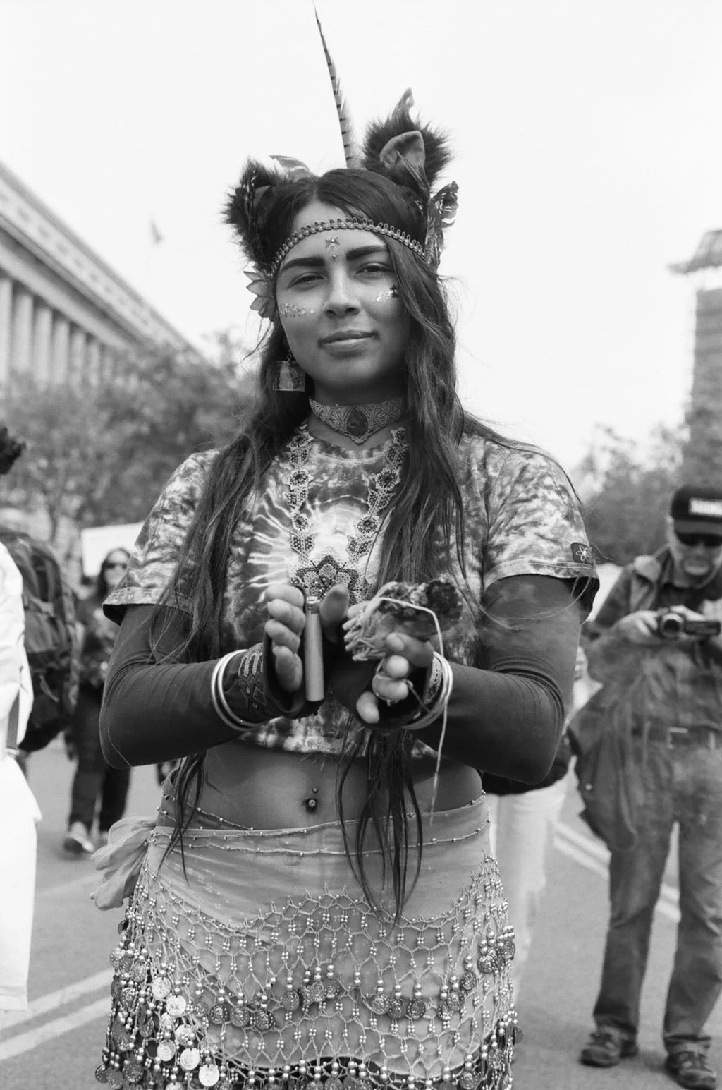 "Her” during the Science March, San Francisco, California, 2017