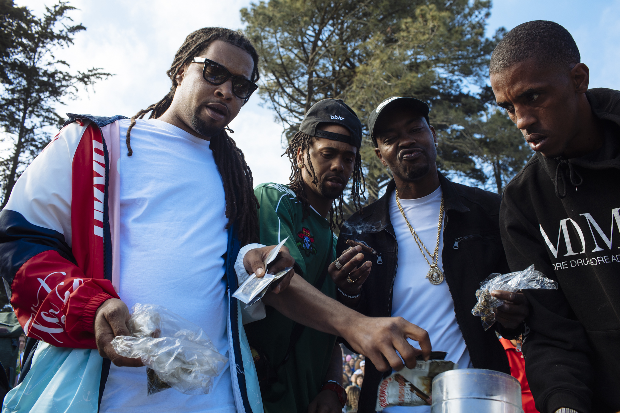  Every April 20th, known as “420”, people gather at 4.20 pm to celebrate cannabis across the United States. This is “420” at Hippie Hill, San Francisco, California, 2018. Under assignment for HERB Magazine 