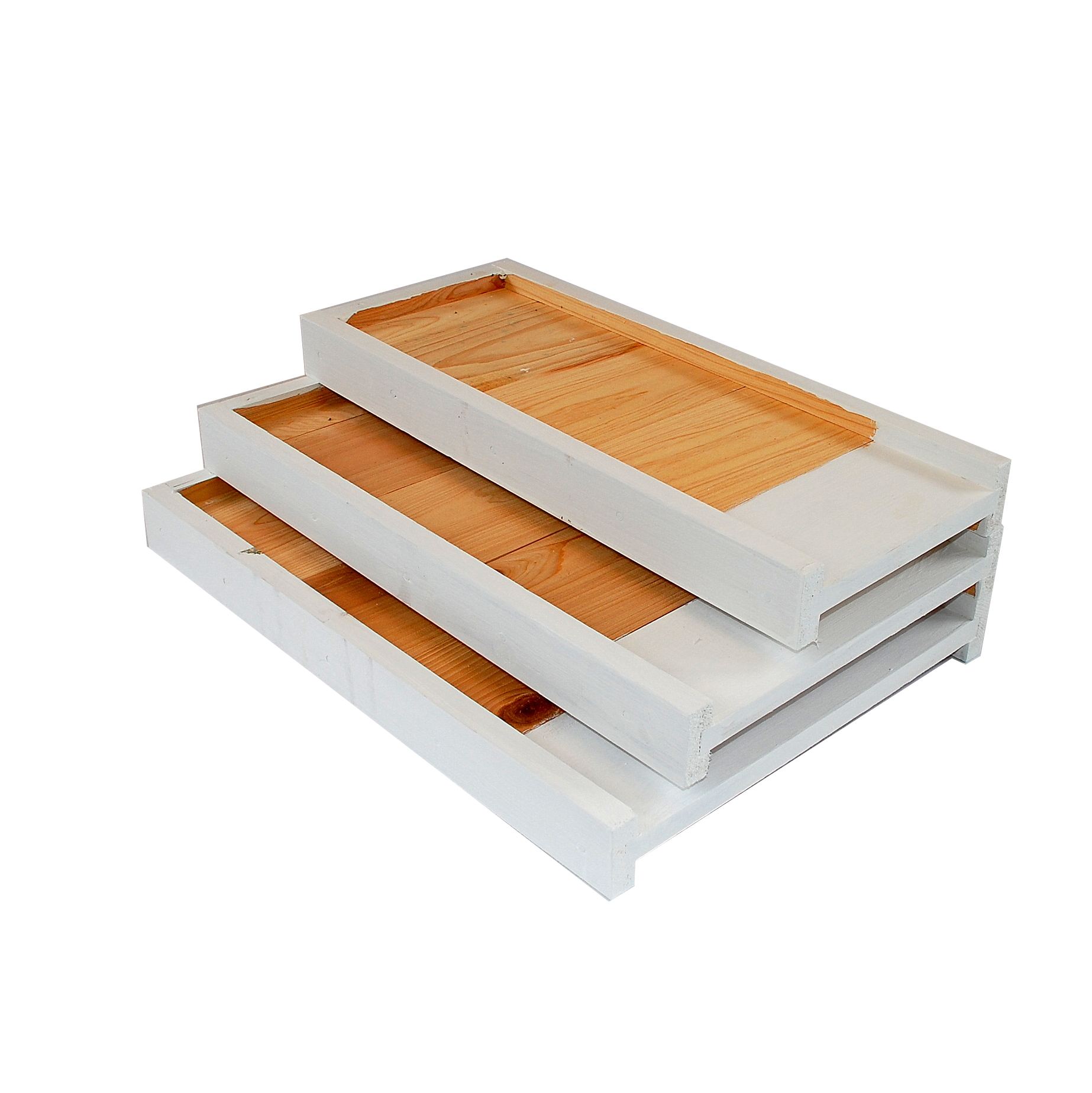 Painted solid bottom boards