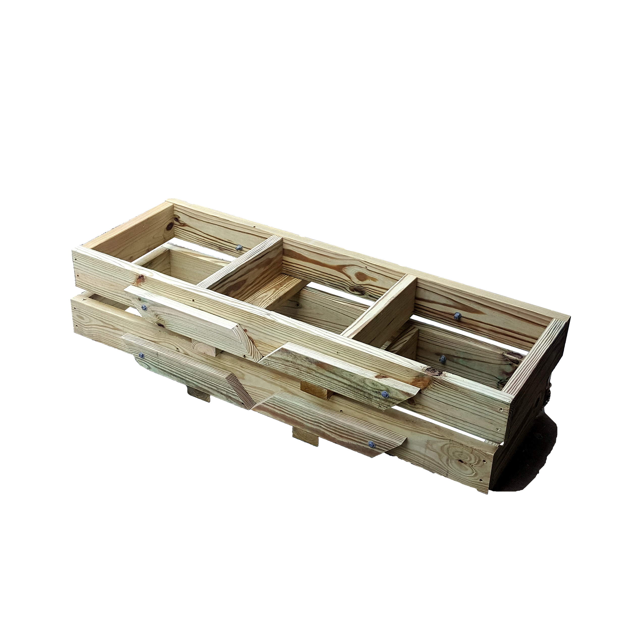 Stacked, folding hive stands