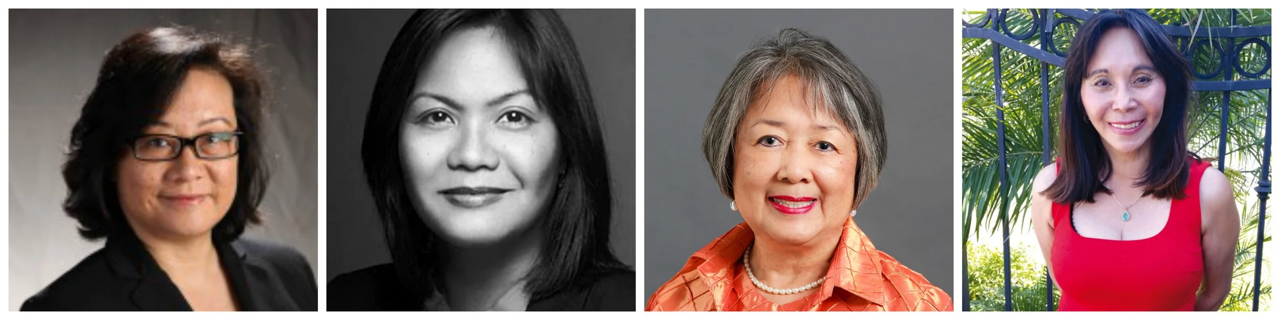 Left to right: Minerva Tantoco, US FWN100™ '11; Carmelyn Malalis, US FWN100™ '09; Joselyn Geaga-Rosenthal, US FWN100™ '09 and Global FWN100 '13; Dr. Mariedel Leviste, GLOBAL FWN100™ '13