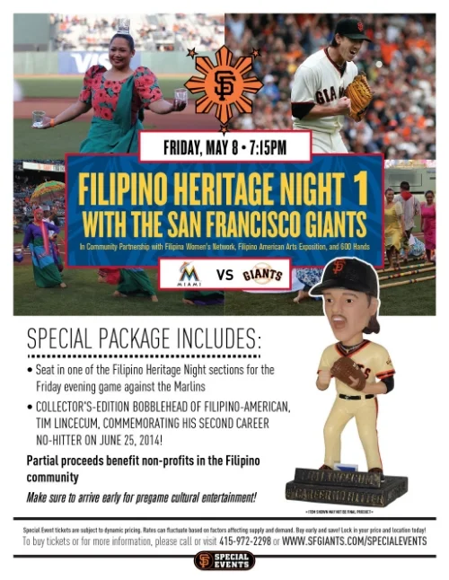 SF Giants: Filipino Heritage Night I