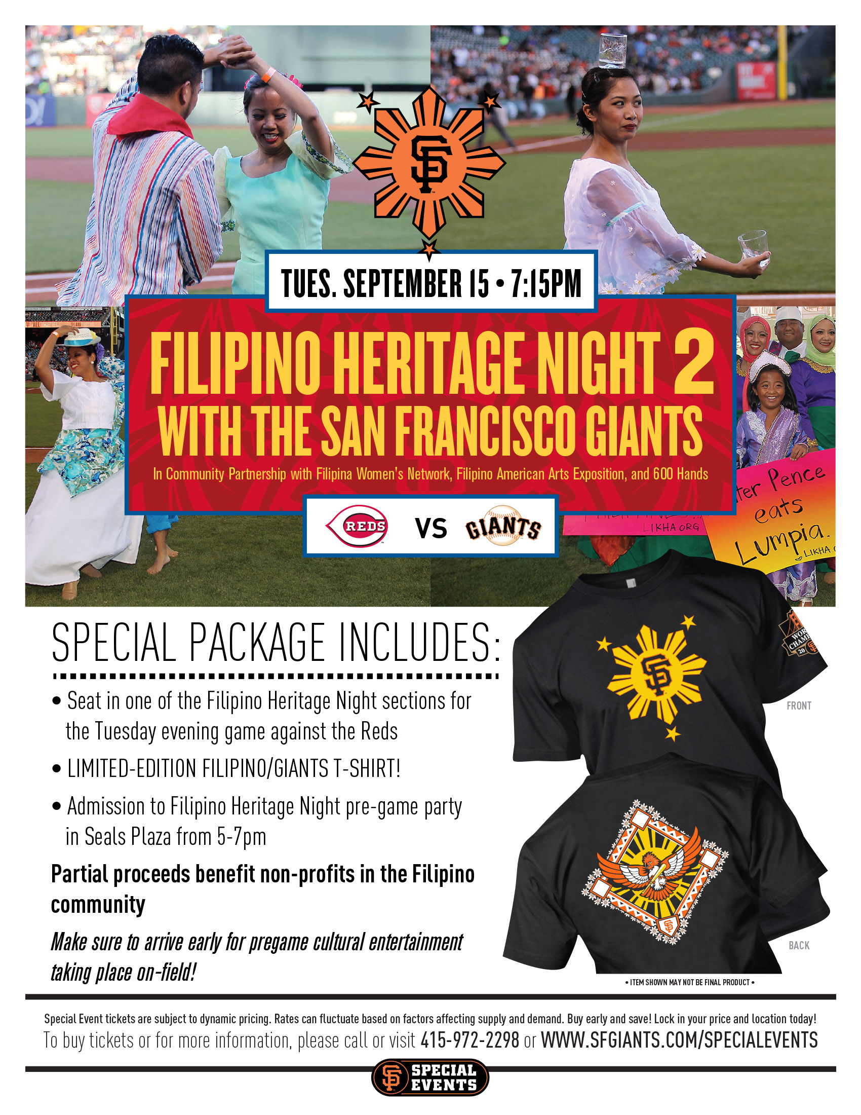 Tickets almost gone! SF Giants Filipino Heritage Game Night 2